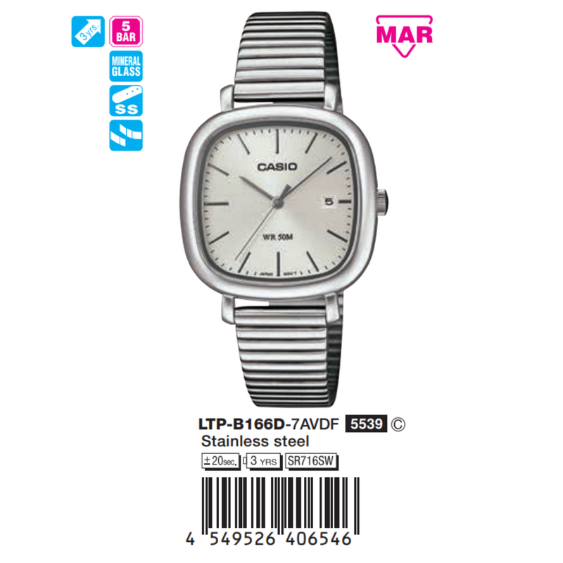 Mua Đồng Hồ Nữ Casio LTP-B166D-7AVDF Giá Tốt