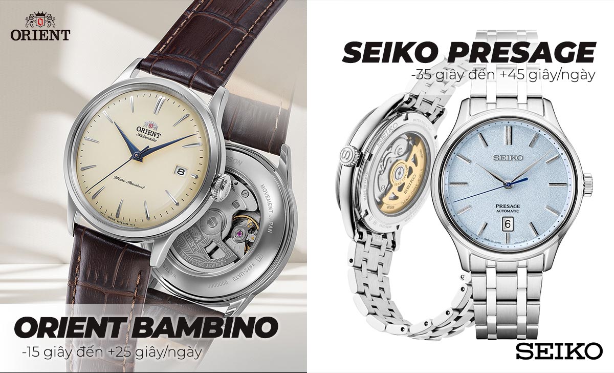 Orient Bambino vs Seiko Presage 2 dong ng h c gia r T T NH T